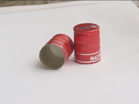 Aluminum pilfer proof caps