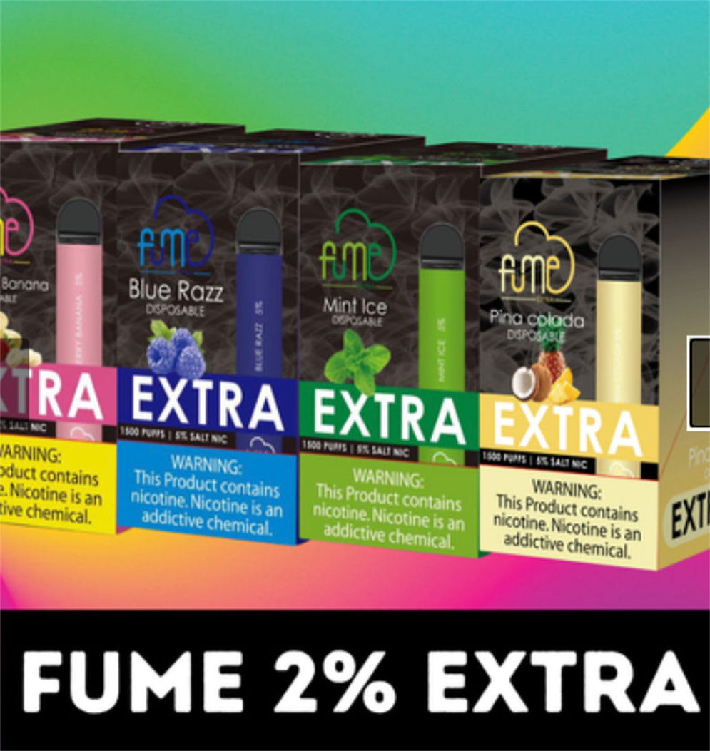 Neueste Fume Extra 1500 Puffs Einweg -Vape