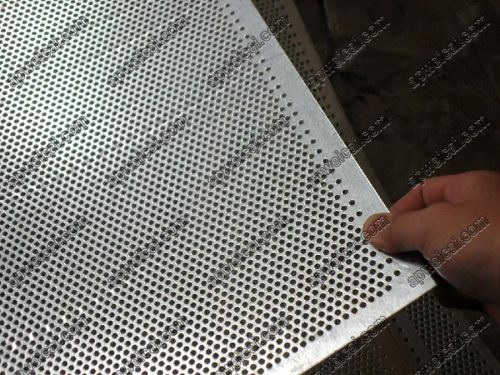 3mm Round Perforated Metal, 1.2m X 2.4m Per Sheet