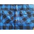 Men Y/D Flannel Long Sleeve Shirt With Padding