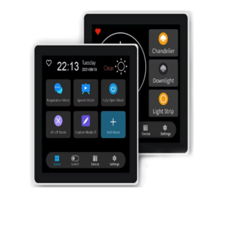Tuya WiFi Zigbee Smart Home Multi-functional Control Panel with Embedded LCD Automation
