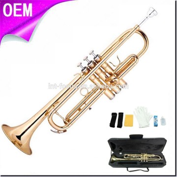 Cheap Student Gold Lacquered Trumpet