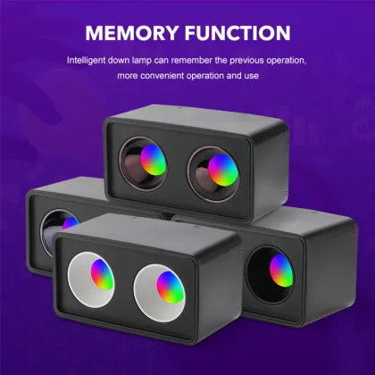 Fxpot Smart LED Light - Colorful Tuya Group Control 10W Square RGB BT Downlight