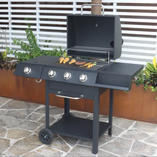 Easily Cleaned Gas Barbecue Grill 4 Burner Bbq Gas Grill