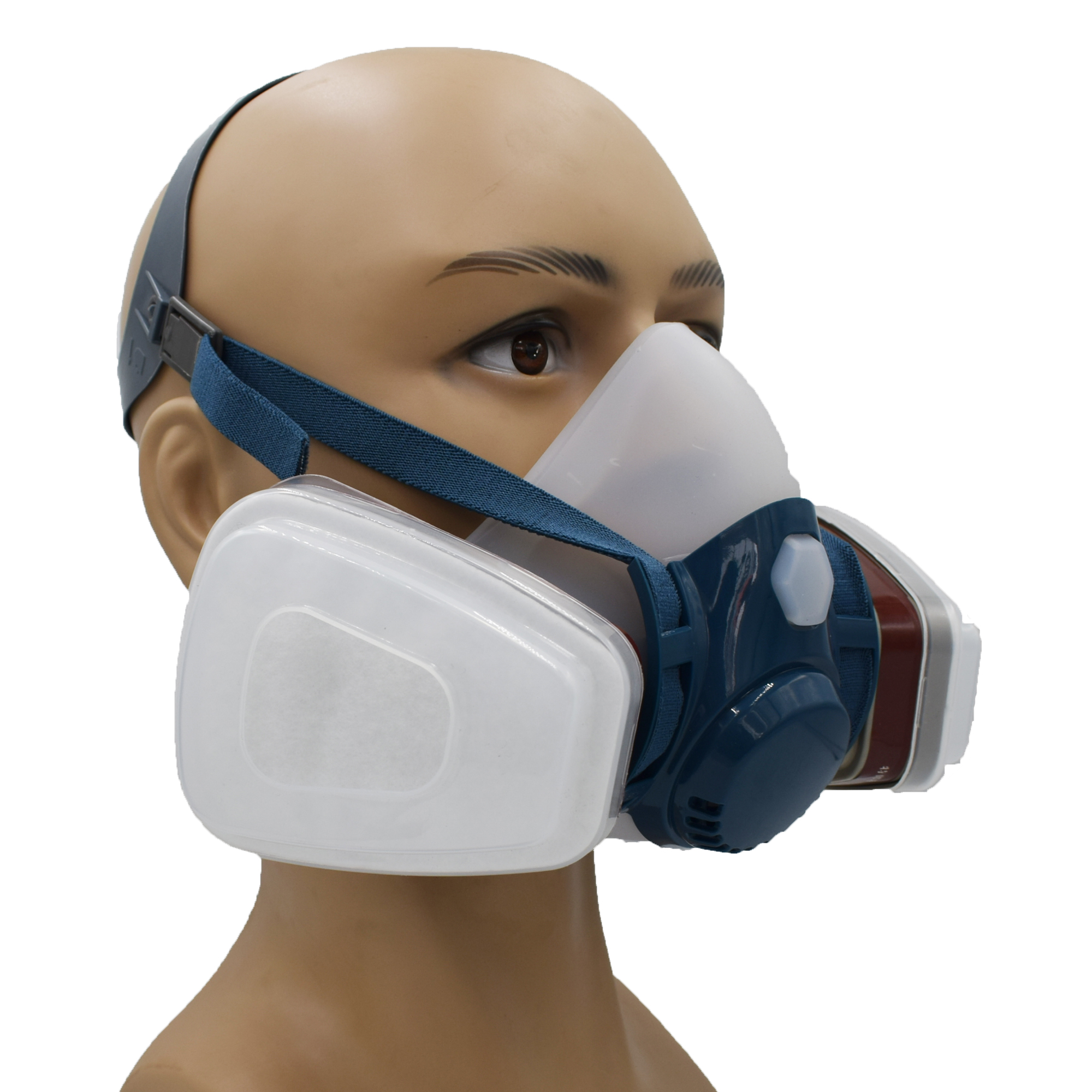 Gas and dust mask 7502 upgraded
