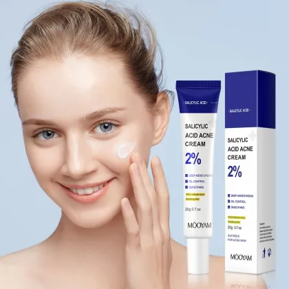 Salicylic Acid & Hyaluronic Acid Face Cream for Skin Repair and Acne Removal