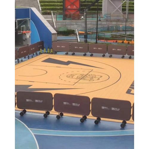 Anti-UV Sport Surface Flooring Basketball Court PP Tile