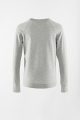 Pullover da allenamento grigio lavorato a maglia