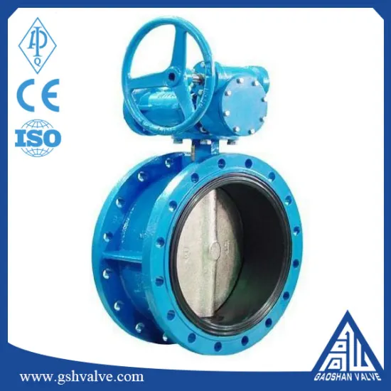 6 inch manual flange type EPDM lined butterfly valve with low price