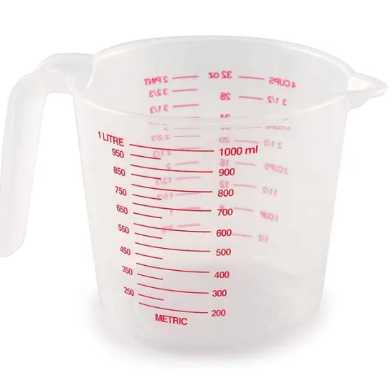Hot Selling 1L Food Grade Plastic Measuring Cup