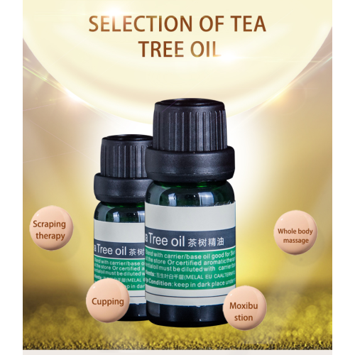 Aceite de árbol de té natural puro 100% (Melaleuca Alternifolia)