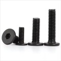 Black Hexagon Socket Flat Wafer Head Screw Bolt