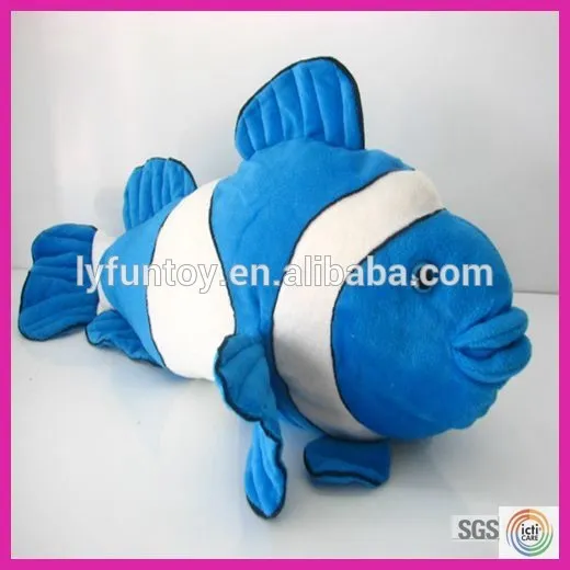 sea animal soft toy,stuffed clownfish plush toy