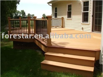 2016 new nice anti-UV wpc fence