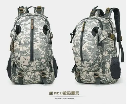 Army outdoor hiking tactical backpack highland backpack camouflage backpack(HIK16-002)