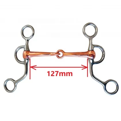 Copper Jointed Stainless Steel Horse Western Bits