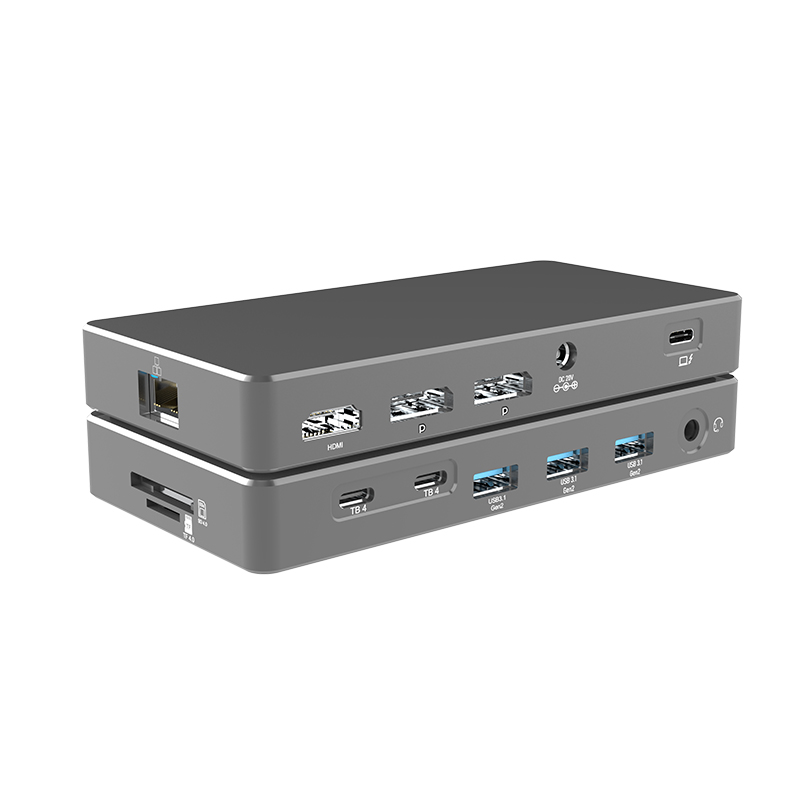 Station d'accueil Thunderbolt4 USB-C ordinateur portable 14 en 1