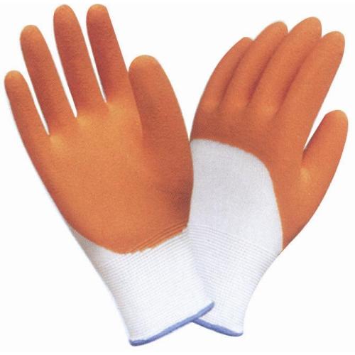 Cotton Safety Glove With Latex Coated