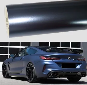 satin metallic storm bule car wrap vinyl