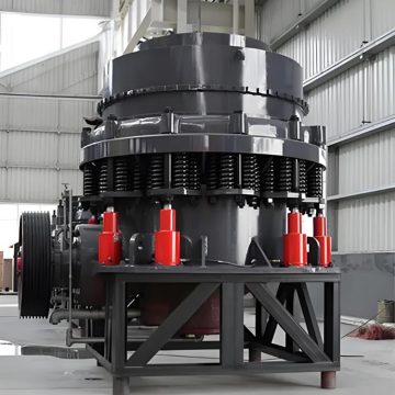 Stożek kruszarka kamienna 50-360 TPH Compound Spring Symons Crusher do zakładu procesu wydobycia