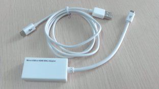 Digital Hdmi Camera Mhl Adapter 2 In 1 Apple Ipad Connection Kit For Tablet , Smartphone