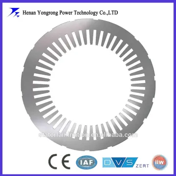 Stator lamination for motor core and rotor
