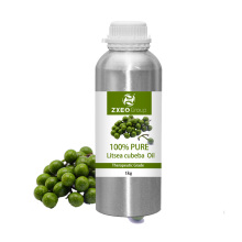 100% puro de grado Terapéutico Terapéutico Lititsea Cubeba Oil esencial con aroma herbáceo y cítrico