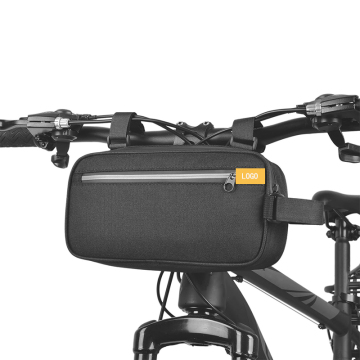 自転車用メソロック防水ハンドルバーバッグ - 豪華なフロントフレームストレージ
