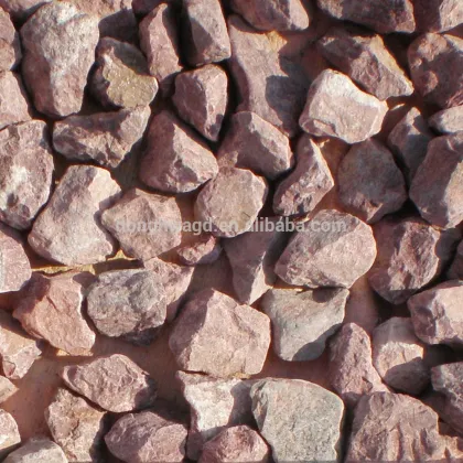 Red stone, Red cobbles, Red stone pebbles landscape stone Size 3-120mm