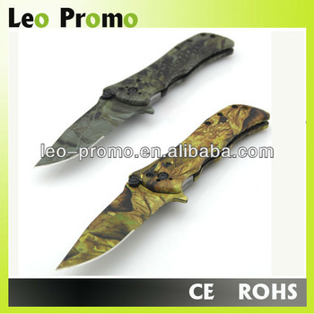 folding blade knife hunting and pocket knife coating