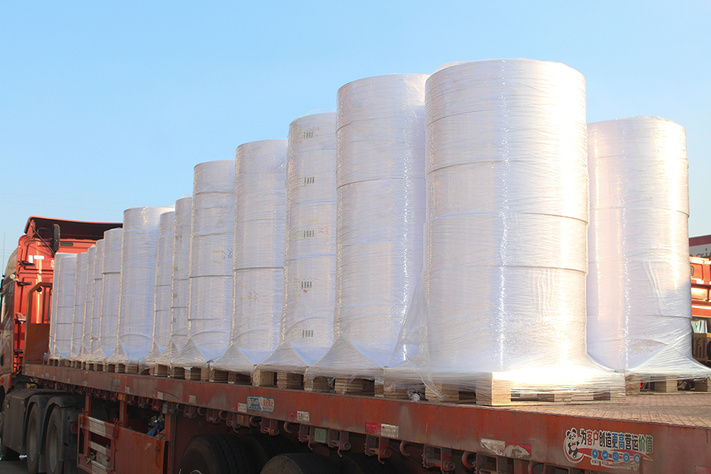 Jumbo Label Roll Thermal Transfer Semi Gloosy