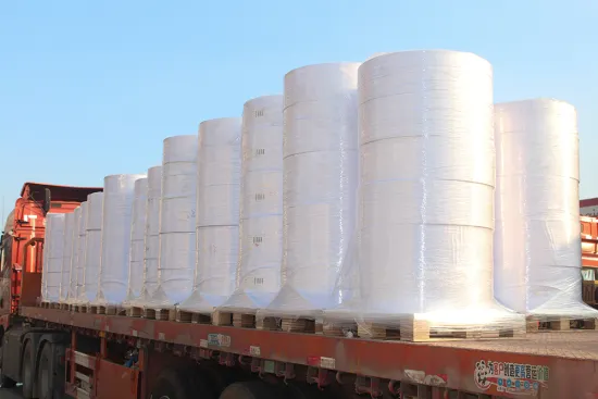 Self Adhesive Paper Semi Gloss Label Roll