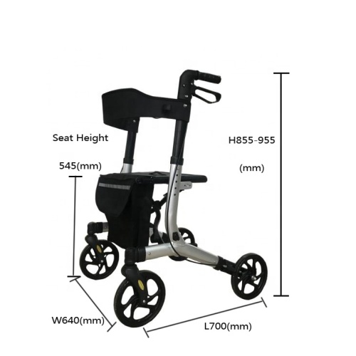 Ultra Light Rollator Walker Luxury German Design Mobility Rollator Factory