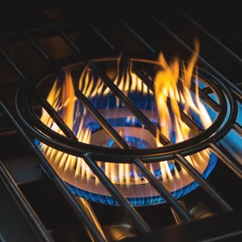 20000BTU Cast Iron Stainless Steel 304 Outdoor Built-in Gas Grill with Power Burner and Side Burner