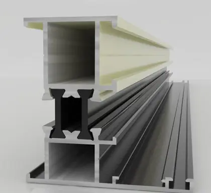 Anodized assemble aluminium profile