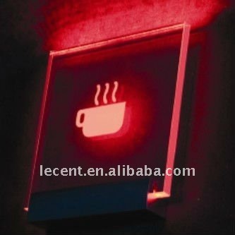 Aluminium Satin Finish LED Sign Support