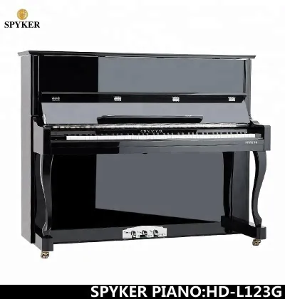 SPYKER  piano high quality black polish acoustic upright mechanical piano HD-L123G