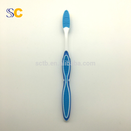 Fresh design pink toothbrush with long handle