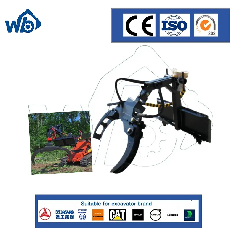 Heavy Log Lifting Grapple for Gehl V400 Skid Steer