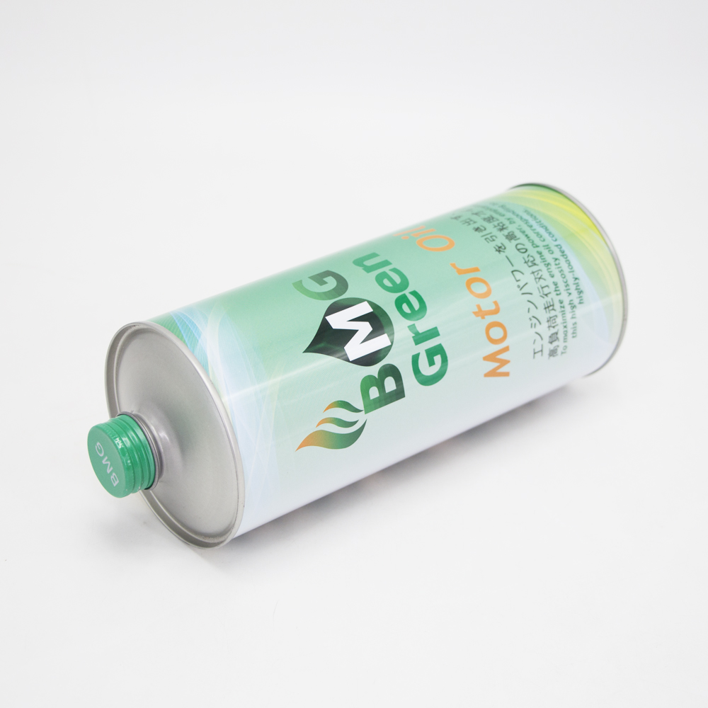 Brake fluid tin can with conical top