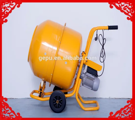 Low Power Consumption Wheel Barrow Small Concrete Mixer With Double Wheels