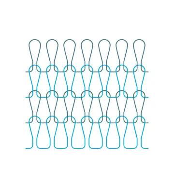 Copper ginning knitted wire mesh