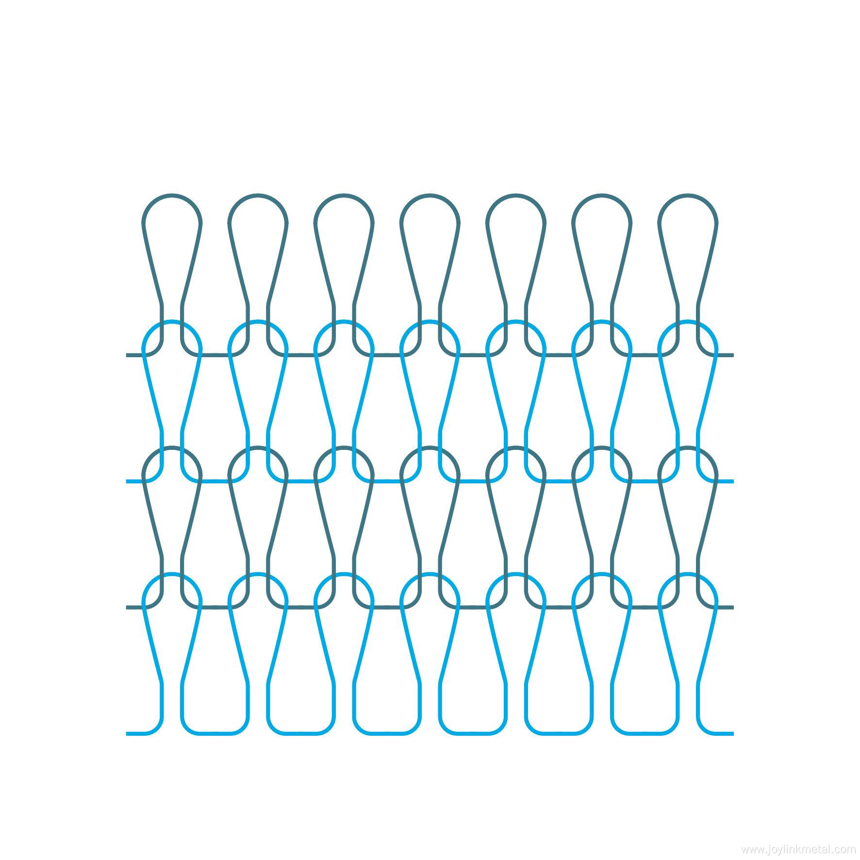 Copper ginning knitted wire mesh