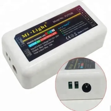 2.4G Wireless RGBW LED Controller for 5050/3528 LED Strip Lights: FUT038 Mi Light RF 4-Zone Controller