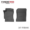 Rubber car floor mat for honda MOBILIO