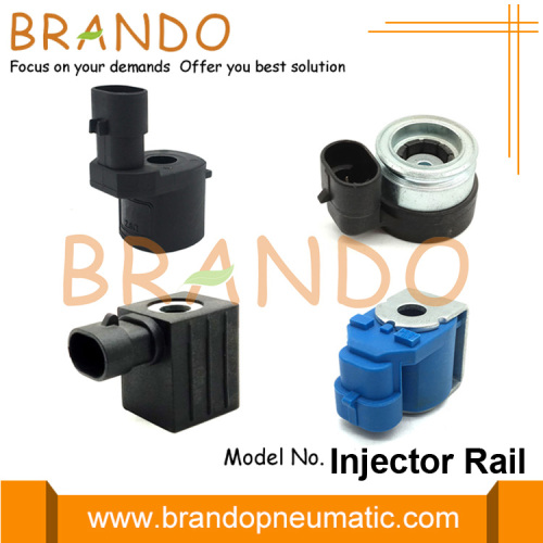 Bobina de solenoide del carril del inyector 2 3 4 ohmios