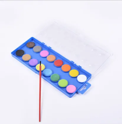 Factory Wholesale 16 Color Solid Watercolor Gouache Paint Set for Kids