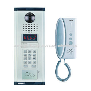 Apartment Intercom Systems with Door Released by Card or PIN Code, Night Vision Function