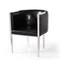 mid century louis chair luxury metalowy stół do jadalni