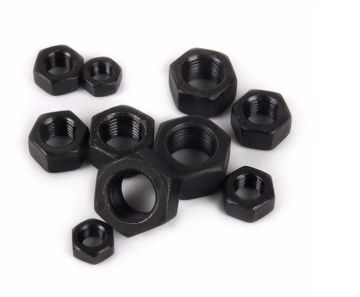 BLACK COLOR HEX NUTS DIN934